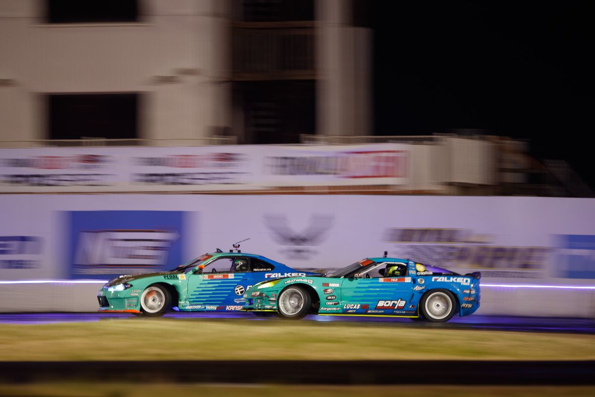 Falken Azenis Tires Matt Field and Odi Bakchis Formula Drift New Jersey 2021