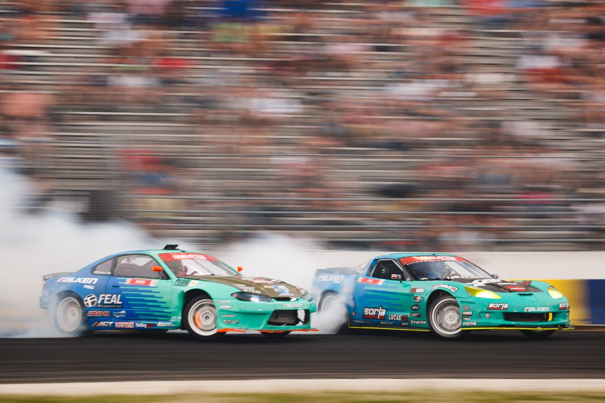Falken Tires Matt Field and Odi Bakchis Formula Drift New Jersey 2021