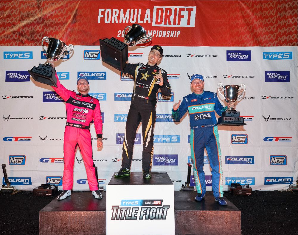 Matt Field Odi Bakchis Podium Formula Drift Irwindale October 2021